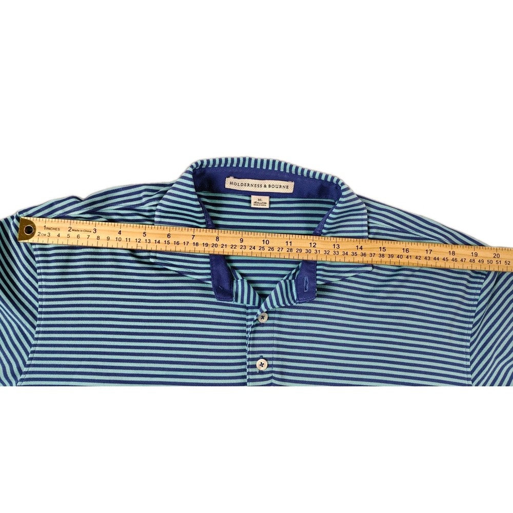 Holderness & Bourne Blue The Gasparilla Inn Golf Performance Polo Shirt XL Mens - Picture 7 of 10